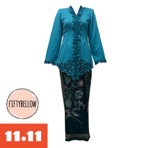Baju Kebaya Baju Thai Silk Kain Batik Shopee Malaysia