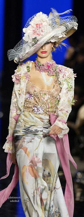 Emanuel Ungaro Spring 2003 Couture Floral Fashion Fashion Beautiful