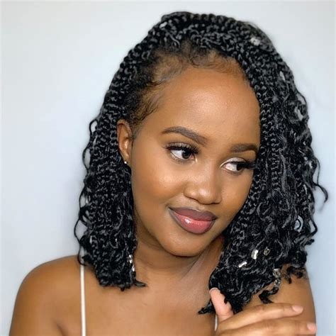 12 Inch Boho Bob Box Braids Crochet Hair Niseyo