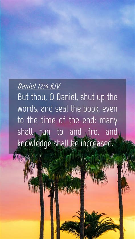 Daniel 124 Kjv Mobile Phone Wallpaper But Thou O Daniel Shut Up