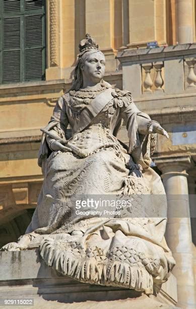 Statue Of Queen Victoria Valletta Photos And Premium High Res Pictures