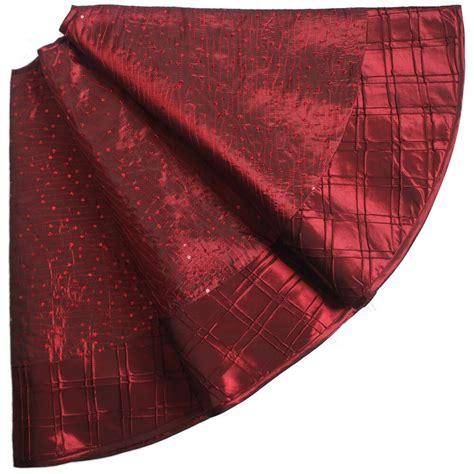 Check spelling or type a new query. EXTRA LARGE 50" Faux silk Christmas Tree Skirt sequin ...