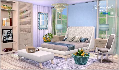 My Sims 4 Blog Alfazema Bedroom Set By Simcredible Designs