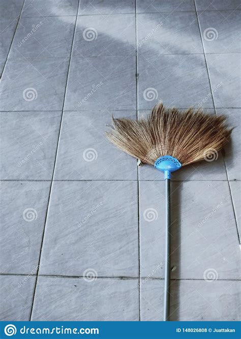 Broom Stock Photo Image Of Floor Handmade Cleaning