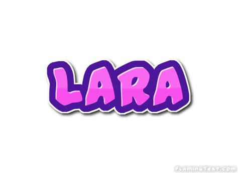 Lara Logo Free Name Design Tool From Flaming Text