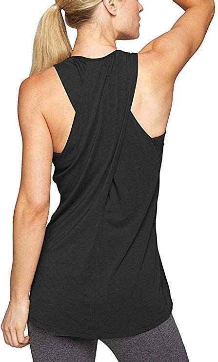 Workout Tops For Women Yoga Clothes Sleeveless Wokrout Shirts Long Workout Running Tank Tops