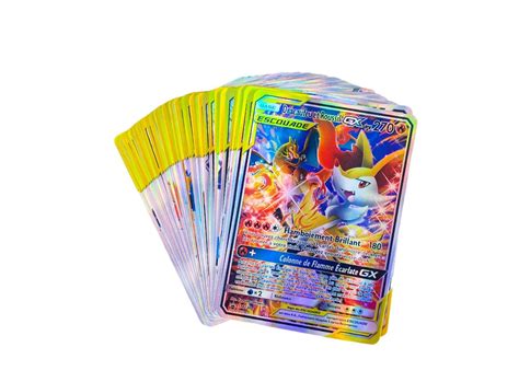 450 Pcs French Version Pokemon Card Featuring 100 Tag Team 200 Gx 110 V