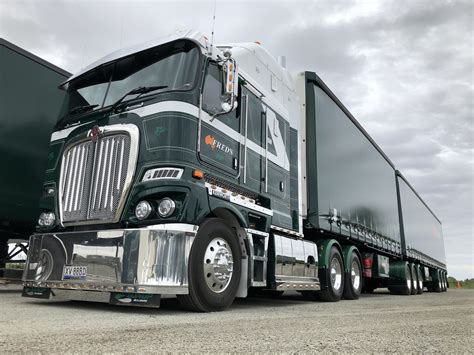 Big Rig Trucks New Trucks Road Train Built Truck Truck And Trailer