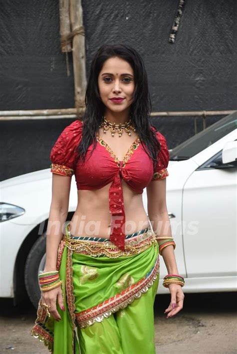 Nushrat Bharucha At The Special Song Shoot Of Dreamgirl Bollywood