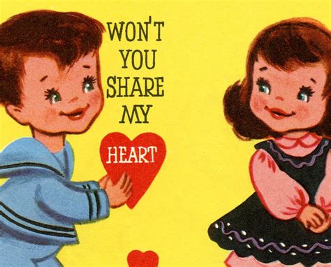Cute Retro Valentine Kids Image The Graphics Fairy Valentines For