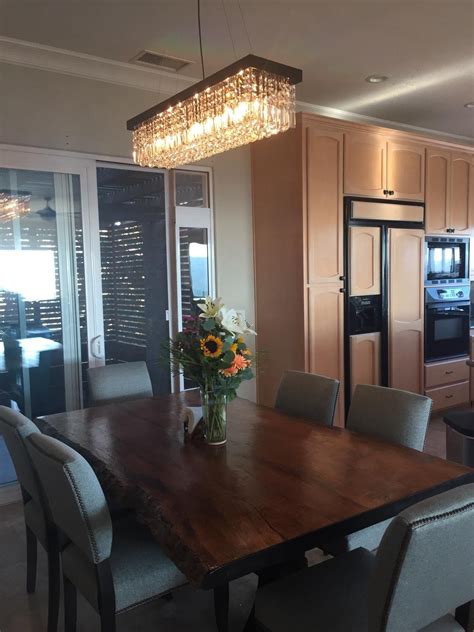 Buy cheap lights fixtures online from china today! Moooni Modern Rectangular K9 Crystal Chandelier Lighting ...