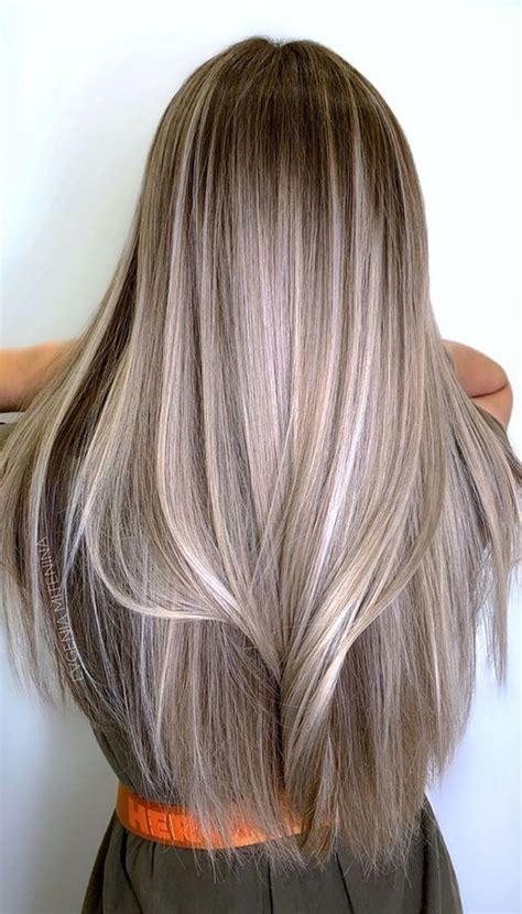 A light and medium ash blonde balayage bob with bangs for women over 50 with fair skin. 10 Fascinating Summer Hair Color Ash Brown for 2020 for ...