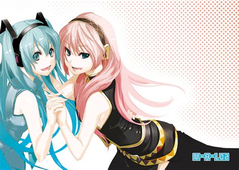 Hatsune Miku Megurine Luka Vocaloid Anime