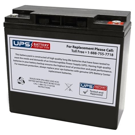 Tlv12200m5 12v 20ah Sealed Lead Acid Battery With M5 Terminals