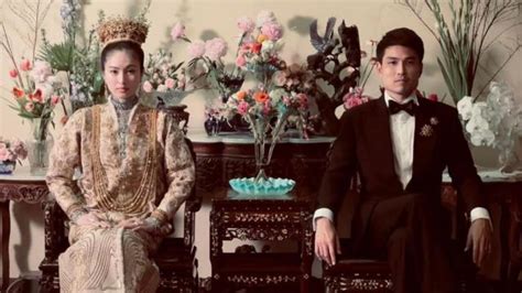 thailand s most beautiful transgender woman and husband wear 580k in attire at extravagant
