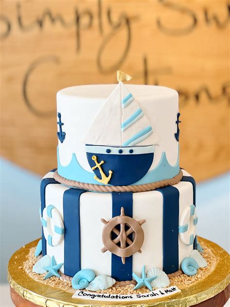 Sailor Nautical Baby Shower Cake Cameratypedualmac Flickr