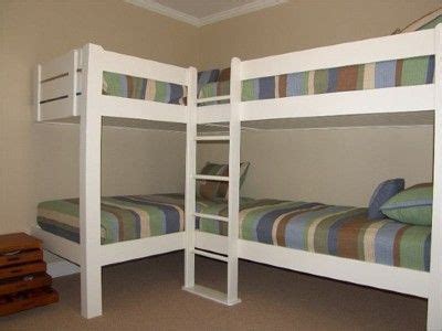 They are commonly seen on ships, in the military, and in hostels, dormitories, summer camps, prisons, and the like. nana raines house | Bunk beds built in, Corner bunk beds ...