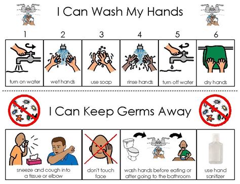 Printable Washing Hands Visual Schedule And Yes I Mean We Really Broke