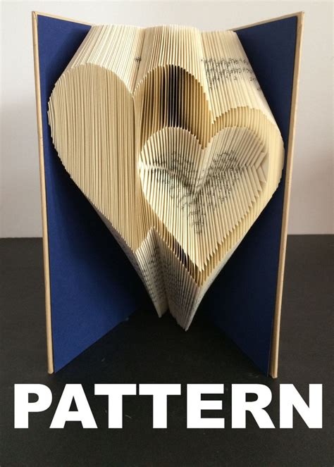 Wie sie mit excel vorlagen selber machen wird auf dieser seite erklärt. Book Folding Pattern - Double Hearts+ Free Instructions with Pictures | Bücher falten anleitung ...
