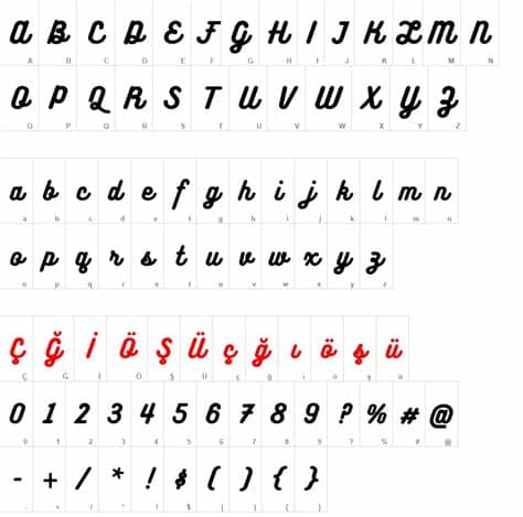 Not only is it super trendy it has many cool features you can use to make anything you put it on, have a life of its own. Bukhari free font