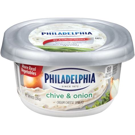 Kraft Philadelphia Chive And Onion Cream Cheese Spread From Ralphs