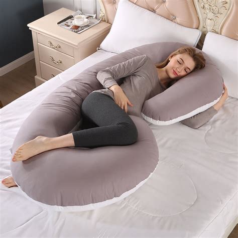 C Shaped Pregnancy Pillow Full Body Maternity Pillow Support Detachable Extension Maternity