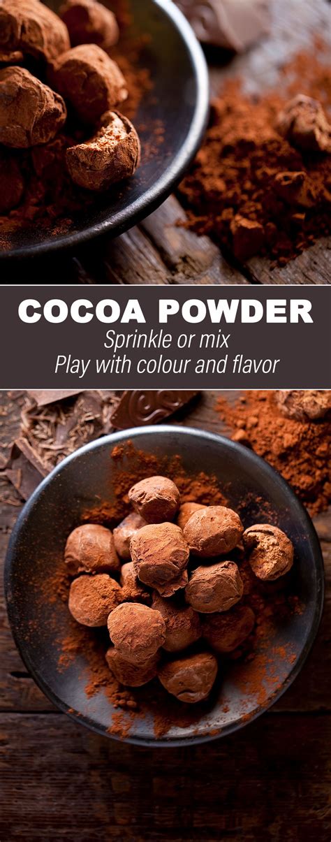 Add unsweetened cocoa powder in these everyday type of recipes like oatmeal, peanut butter, spice rubs and more for a hit of chocolate flavor! Cocoa powder (met afbeeldingen) | Chocolade