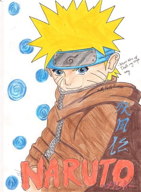 Anime Naruto Uzumaki Never Give Up By The Young Rebel On Deviantart