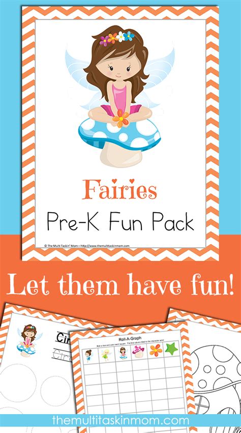 Fairy Themed Pre K Fun Pack The Multi Taskin Mom Pre K Fun