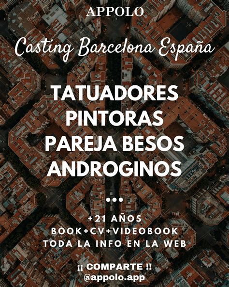 Amda offers numerous audition opportunities in locations throughout the united states and the world. CASTING BARCELONA