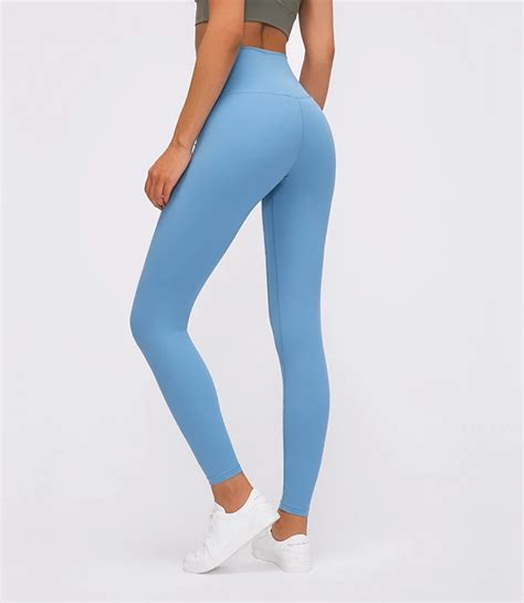 new fashion autumn winter double sided wool nude yoga pants high waist exercise fitness nine