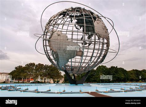 The Unisphere At Flushing Meadow Park In Queens Was Built By Us Steel