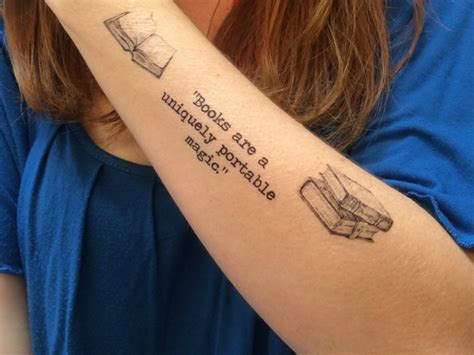Attractive Literary Tattoos For Book Lovers