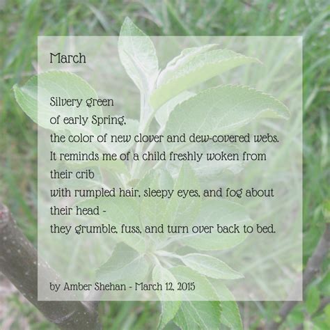 A Poem About March Pixies Pocket