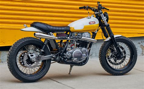 Once upon a time there was the yamaha xt500 trail bike. Yamaha SR500 Scrambler by Daniel Peter - BikeBound