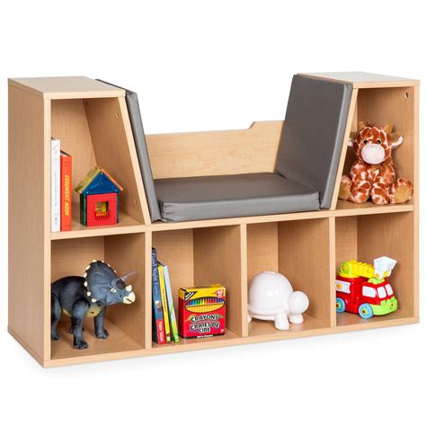 Best Choice Products Multi Purpose 6 Cubby Kids Bedroom Storage