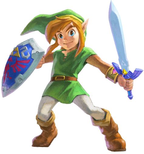 link characters and art the legend of zelda a link between worlds game character design