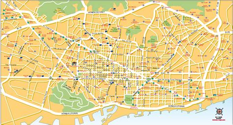 Barcelona Map Barcelona City Map If My Barcelona Map List Still