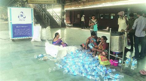Ahmedabad Railway Station Gets Plastic Bottle Crushing Machine