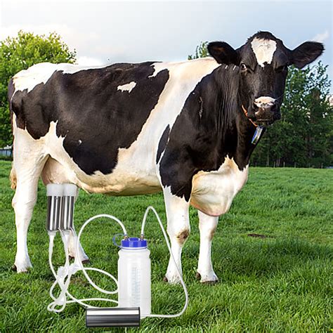 Milking Machine For Cow Or Sheep Portable Electric Vacuum Pump Cow Sheep Milker Milking Machine