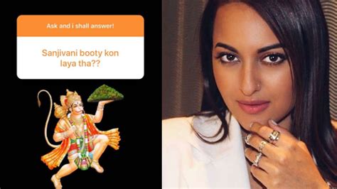 The Troller Then Asked The Question Who Brought Sanjeevani Booti This Time Sonakshi Sinha Gave
