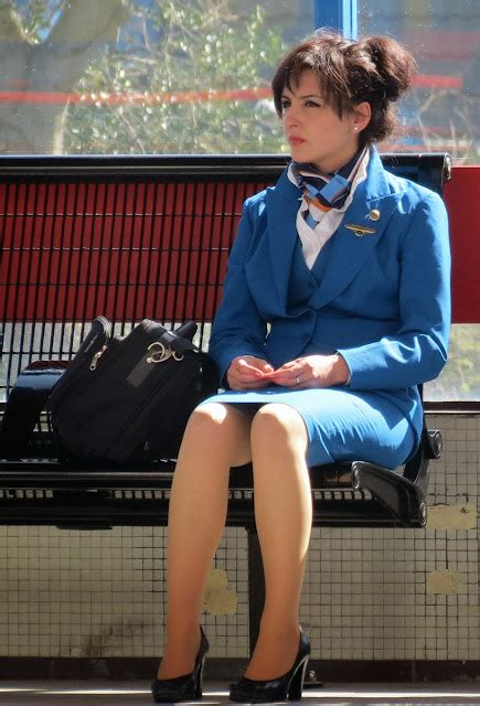 Attractive Stewardess From Klm World Stewardess Crews