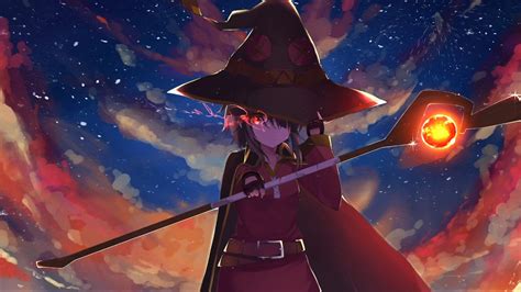 I Made A Moving Megumin Wallpaper Rkonosuba