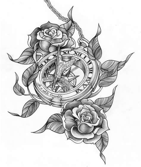 'portrait of a lady' tattoo. arrow compass tattoo | Clock tattoo design, Sundial tattoo ...