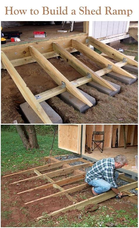 Shed Ramp Shed Construction Firewood Shed Build Your Own Shed