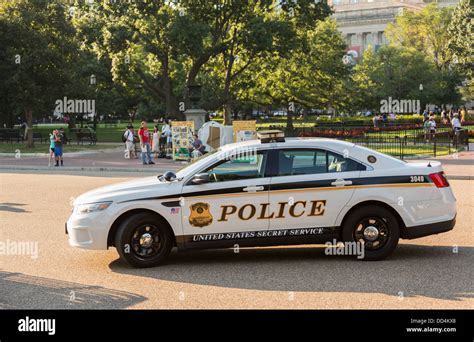 United States Secret Service Usss Uniformed Division Police Car Stock