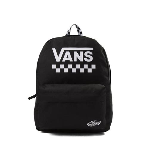 Vans Sporty Realm Checkered Backpack Black White In 2020 Black