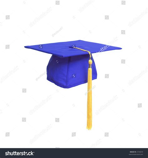 Blue Graduation Cap Yellow Tassel Stock Photo 2193319 Shutterstock