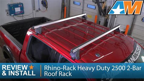 2015 2017 F 150 Rhino Rack Heavy Duty 2500 2 Bar Roof Rack Supercrew
