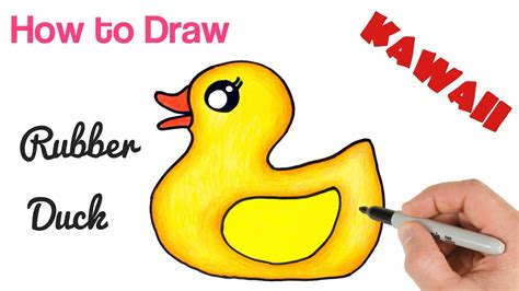 How To Draw A Rubber Ducky Step By Step